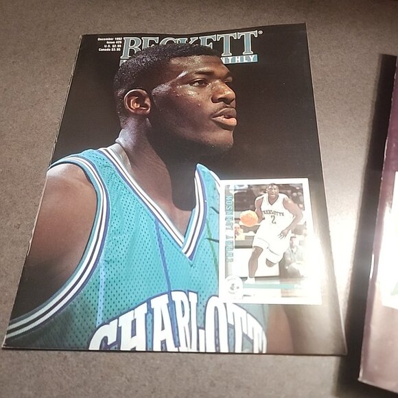 Lot of 12 Vintage 1992 Jan-Dec Beckett Basketball Monthly Magazine - Picture 7 of 9